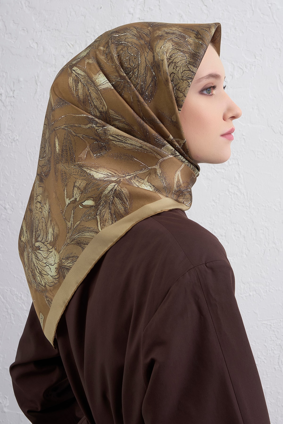Armine Sura İpek Eşarp 9409DS - 06-Taba
