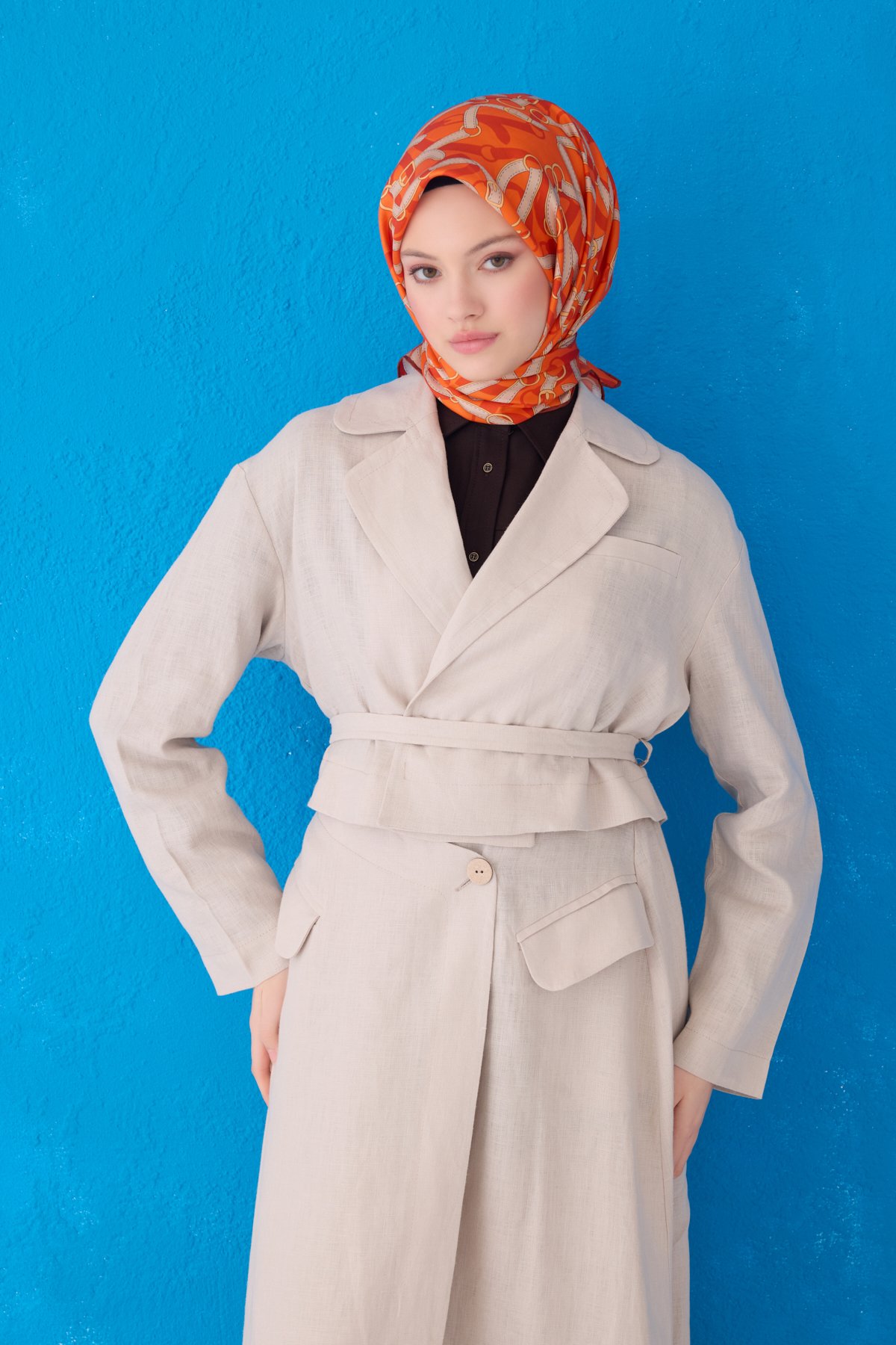 Belli Twill İpek Eşarp 4125D