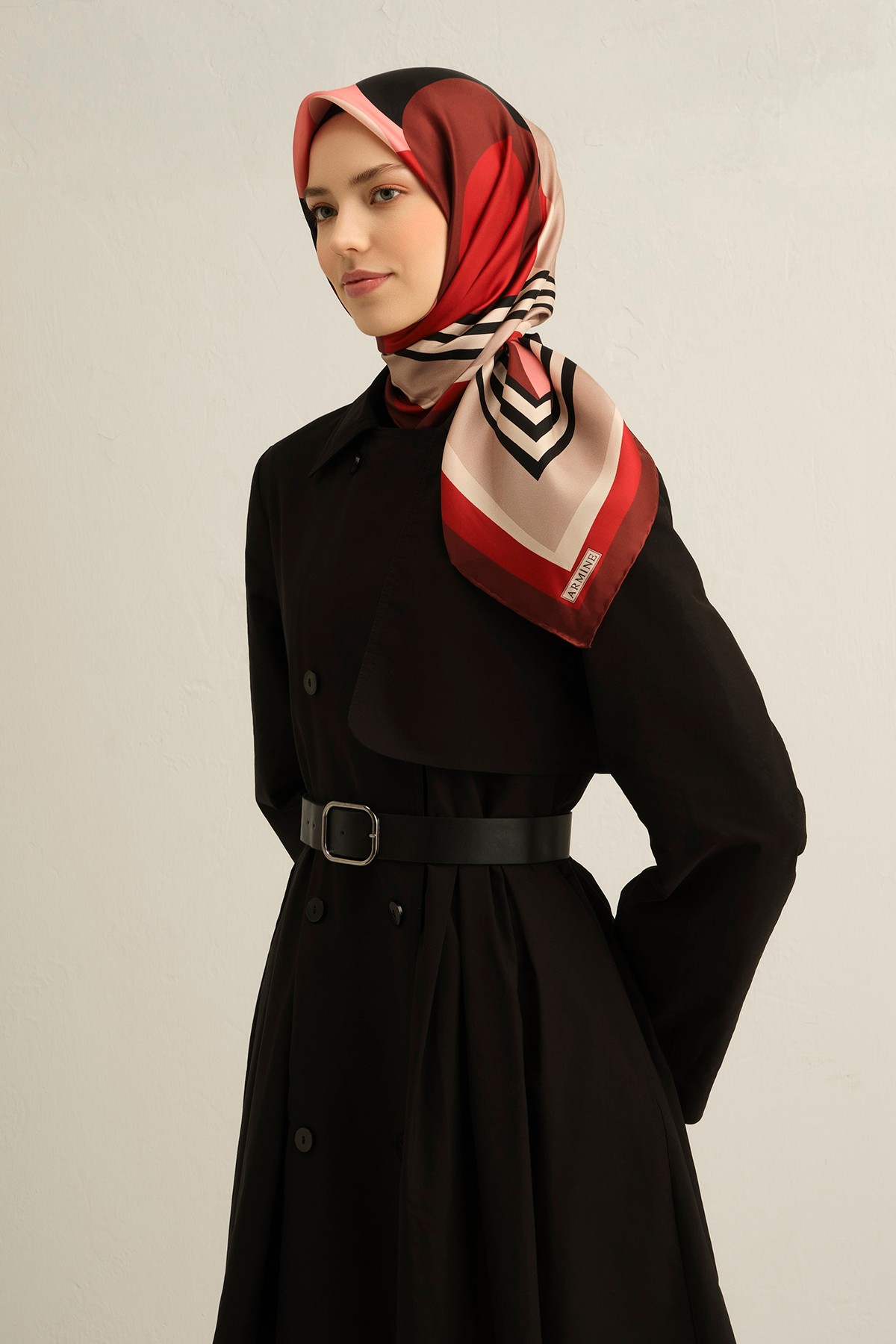 Armine Twill İpek Eşarp 9313D