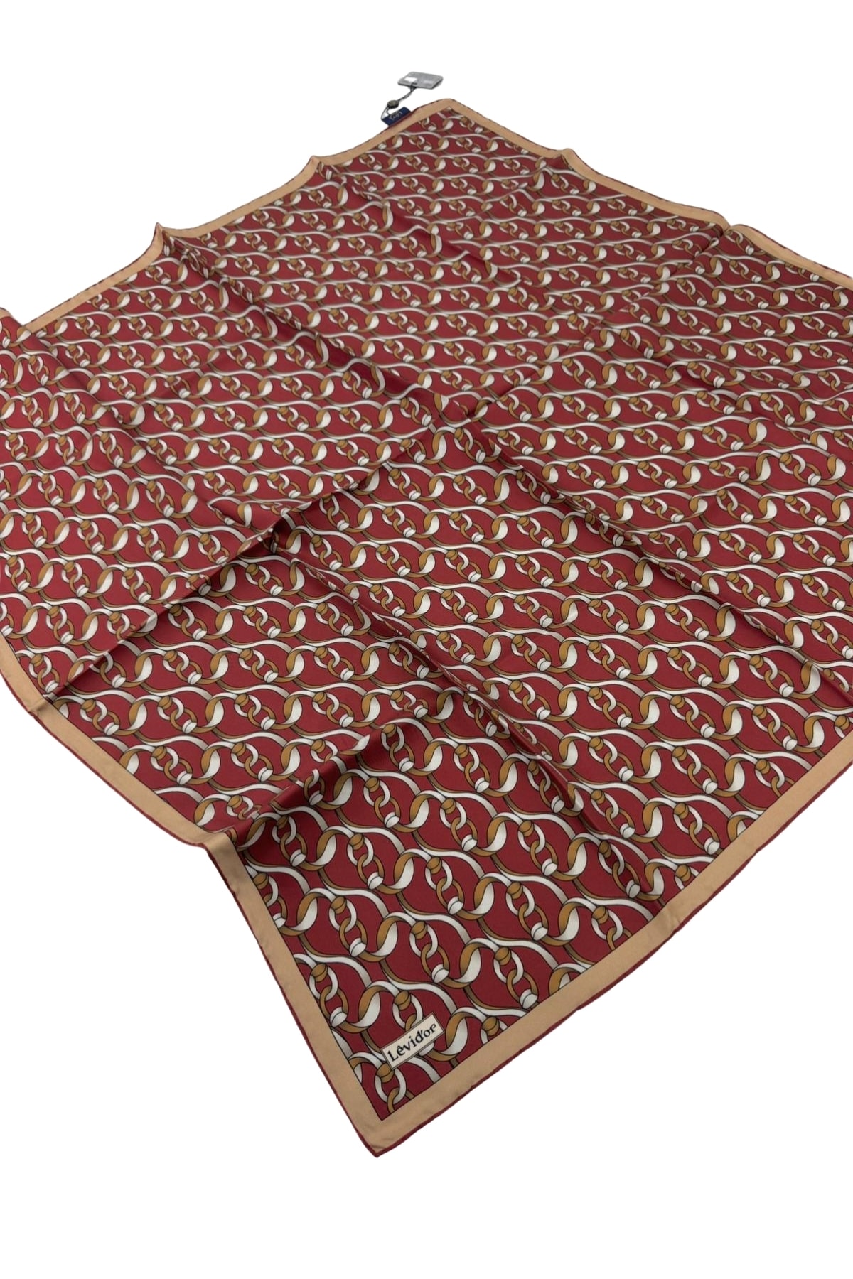 Levidor Twill İpek Eşarp LD1102 - 01-Kiremit