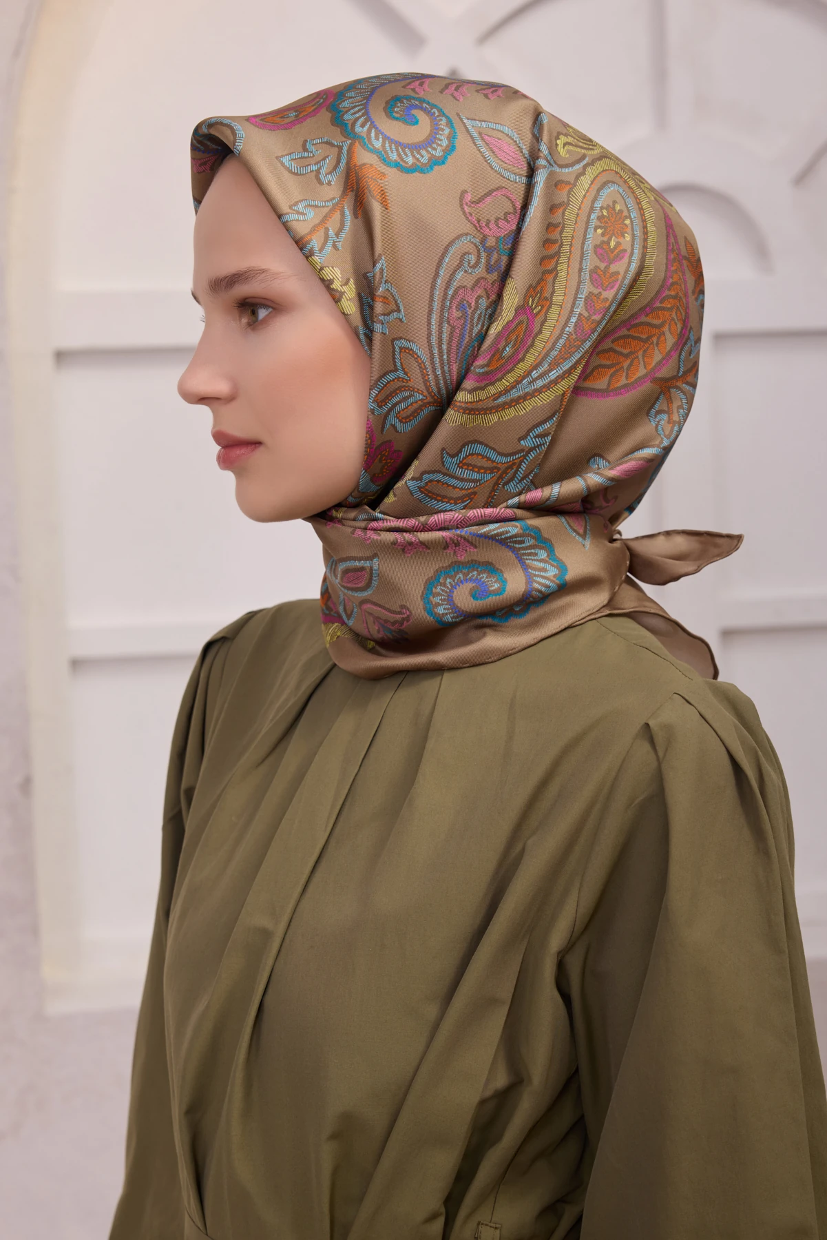 Belli Twill İpek Eşarp 4207D