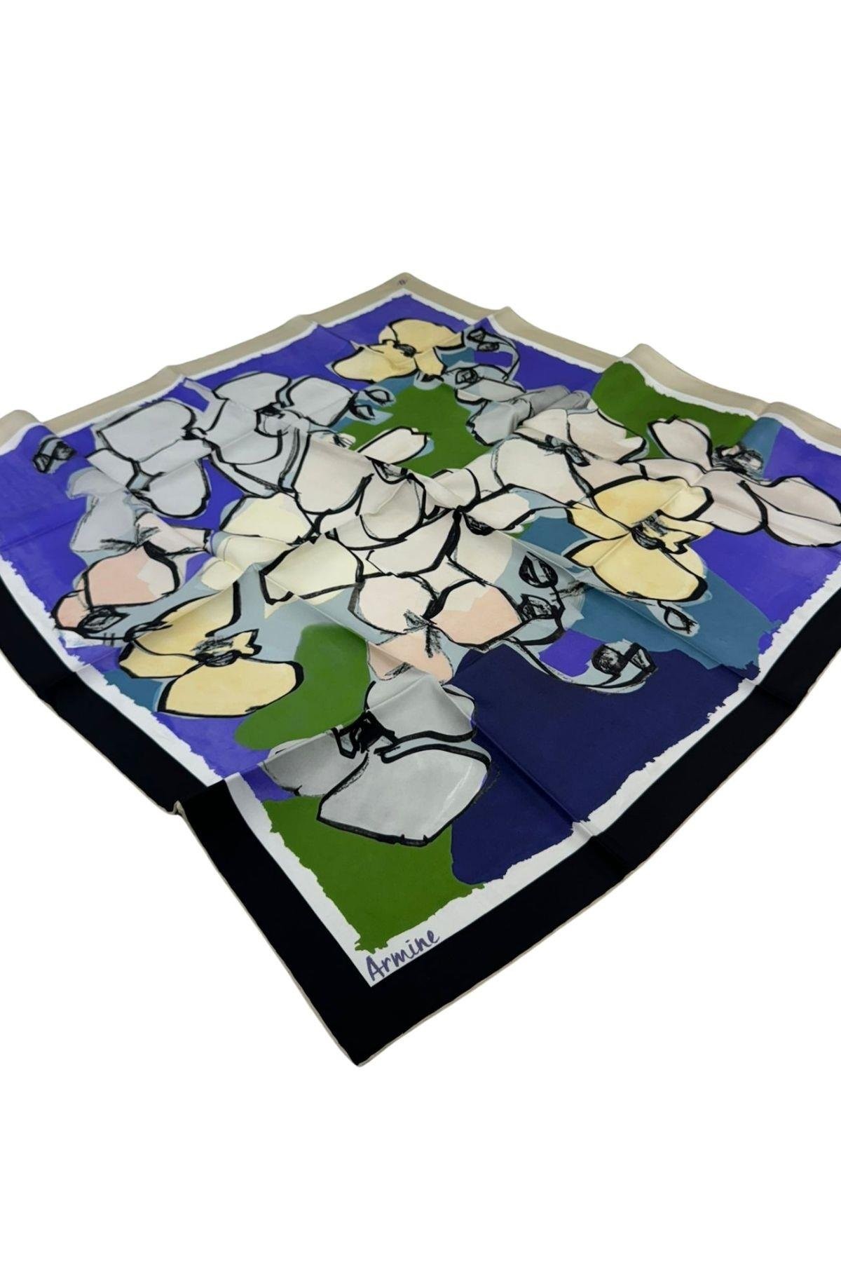 Armine İpek Eşarp 8914D-52- Twill İpek