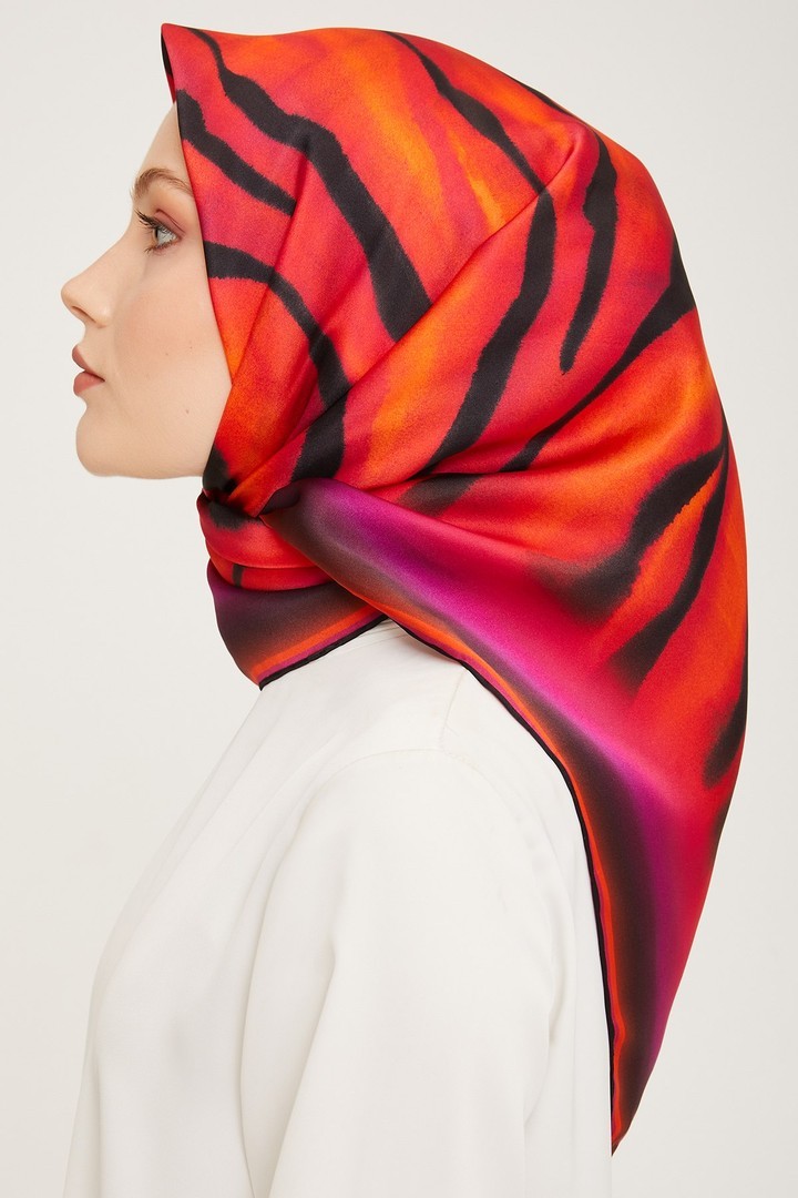 Armine Nostalji Serisi Twill İpek Eşarp 9020D-13