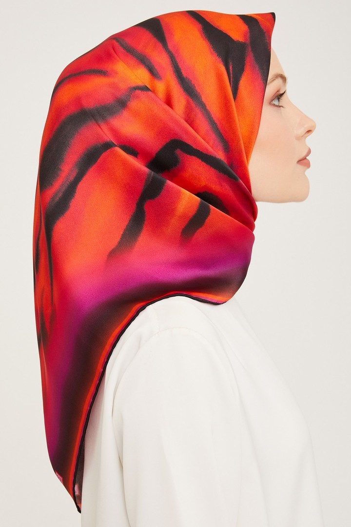 Armine Nostalji Serisi Twill İpek Eşarp 9020D-13