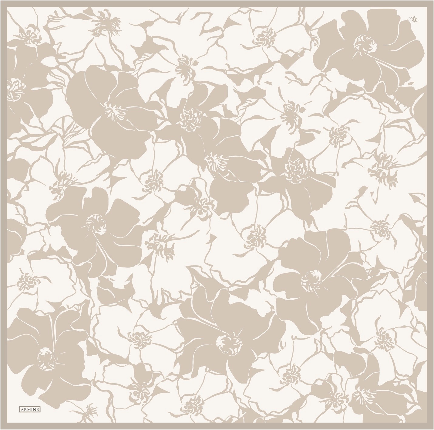 Armine Twill İpek Eşarp 9344D