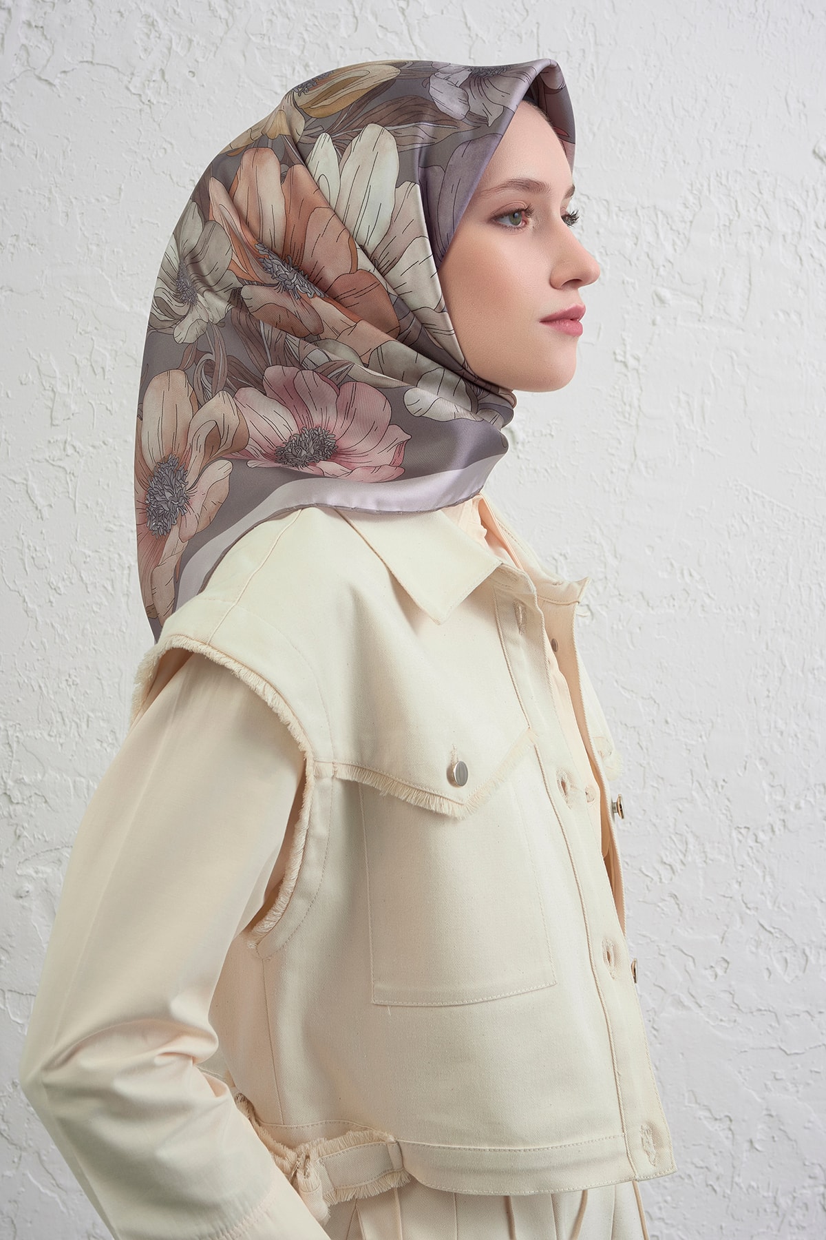 Armine Sura İpek Eşarp 9403DS - 11-Çok Renkli