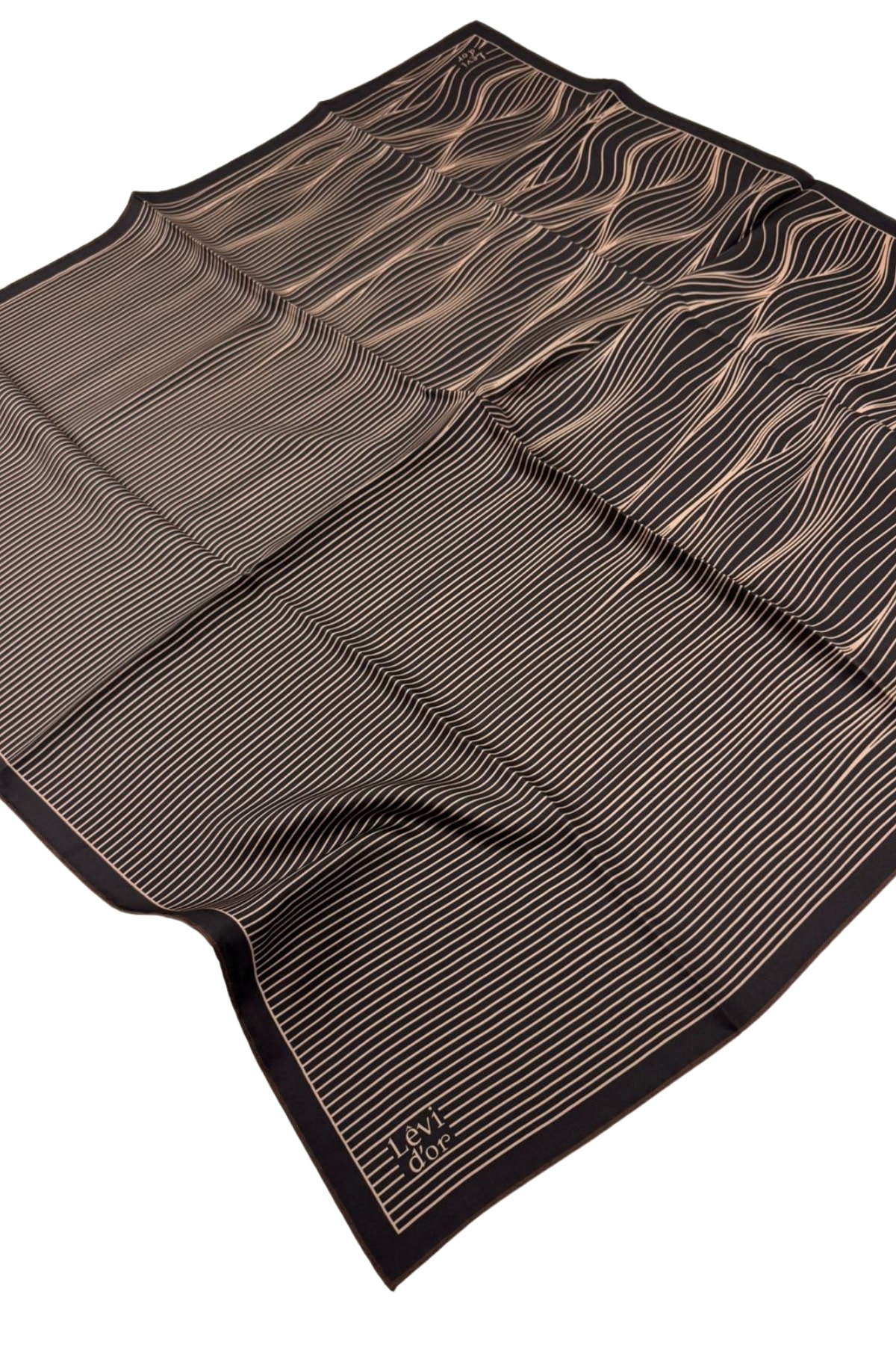 Levidor Twill İpek Eşarp LD1109 - 03-Acı Kahve