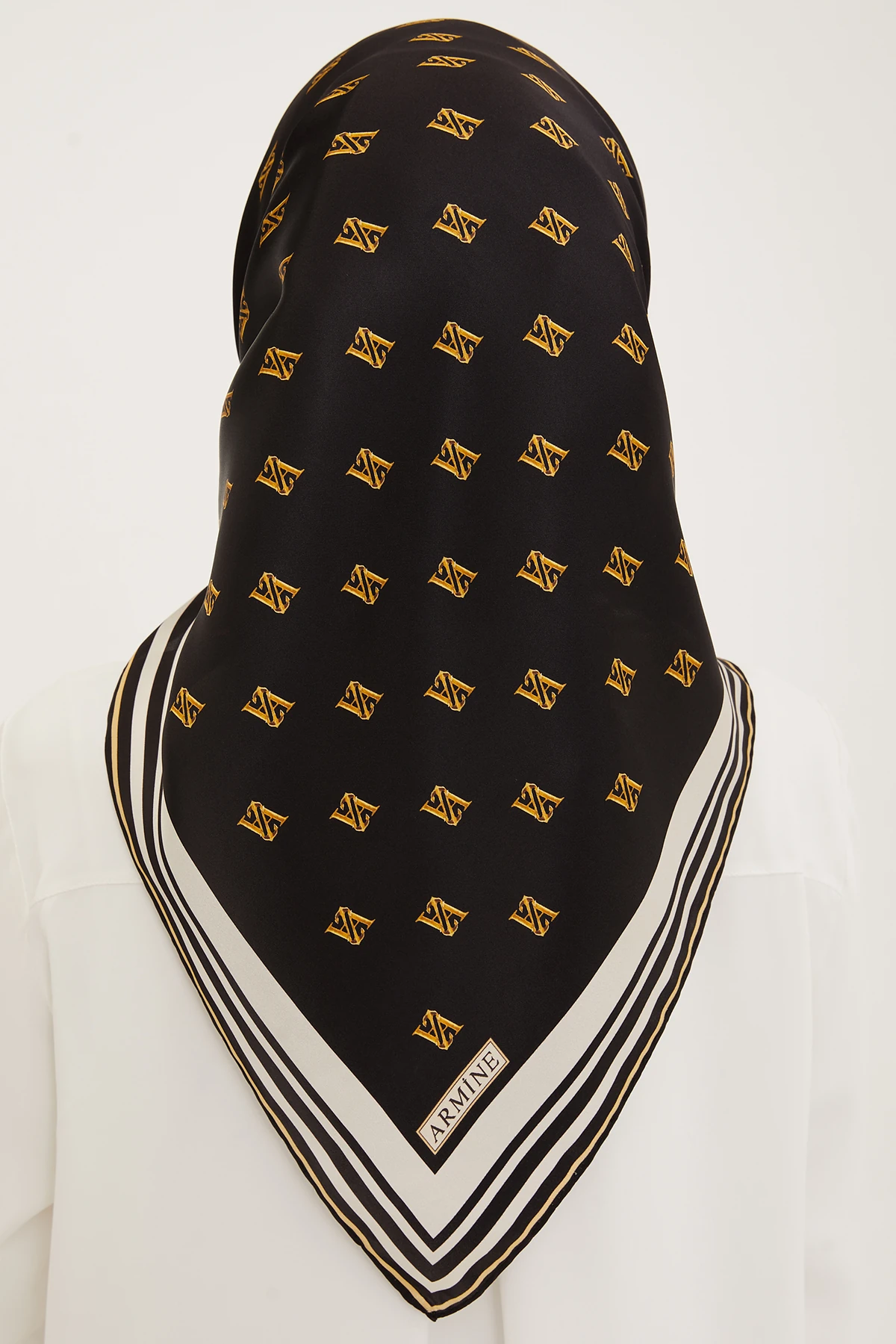 Armine Nostalji Twill İpek Eşarp 8959D-01