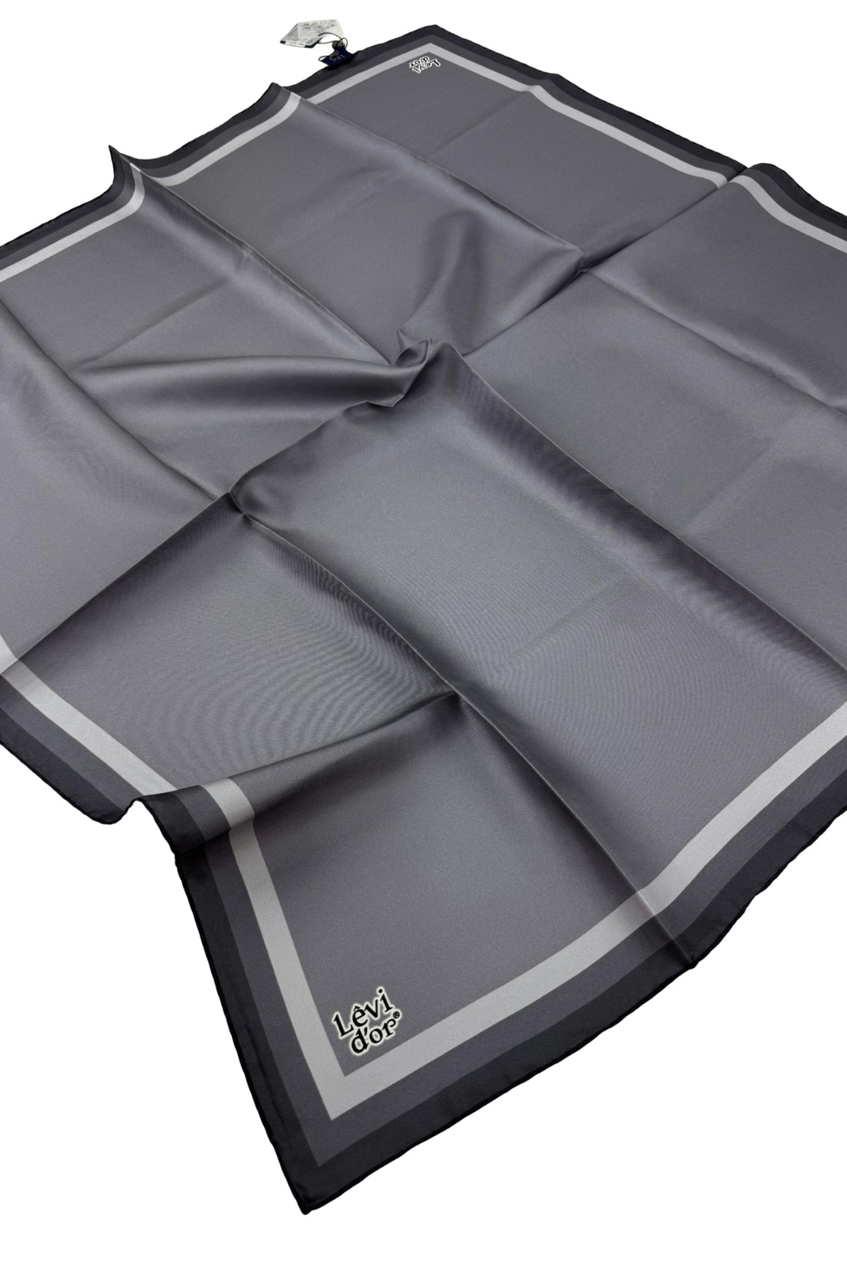 Levidor Twill İpek Eşarp LD1067-01 - Füme-06