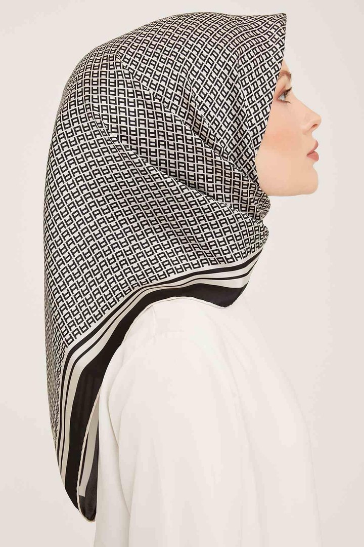 Armine Nostalji Serisi Twill İpek Eşarp 9026D-02