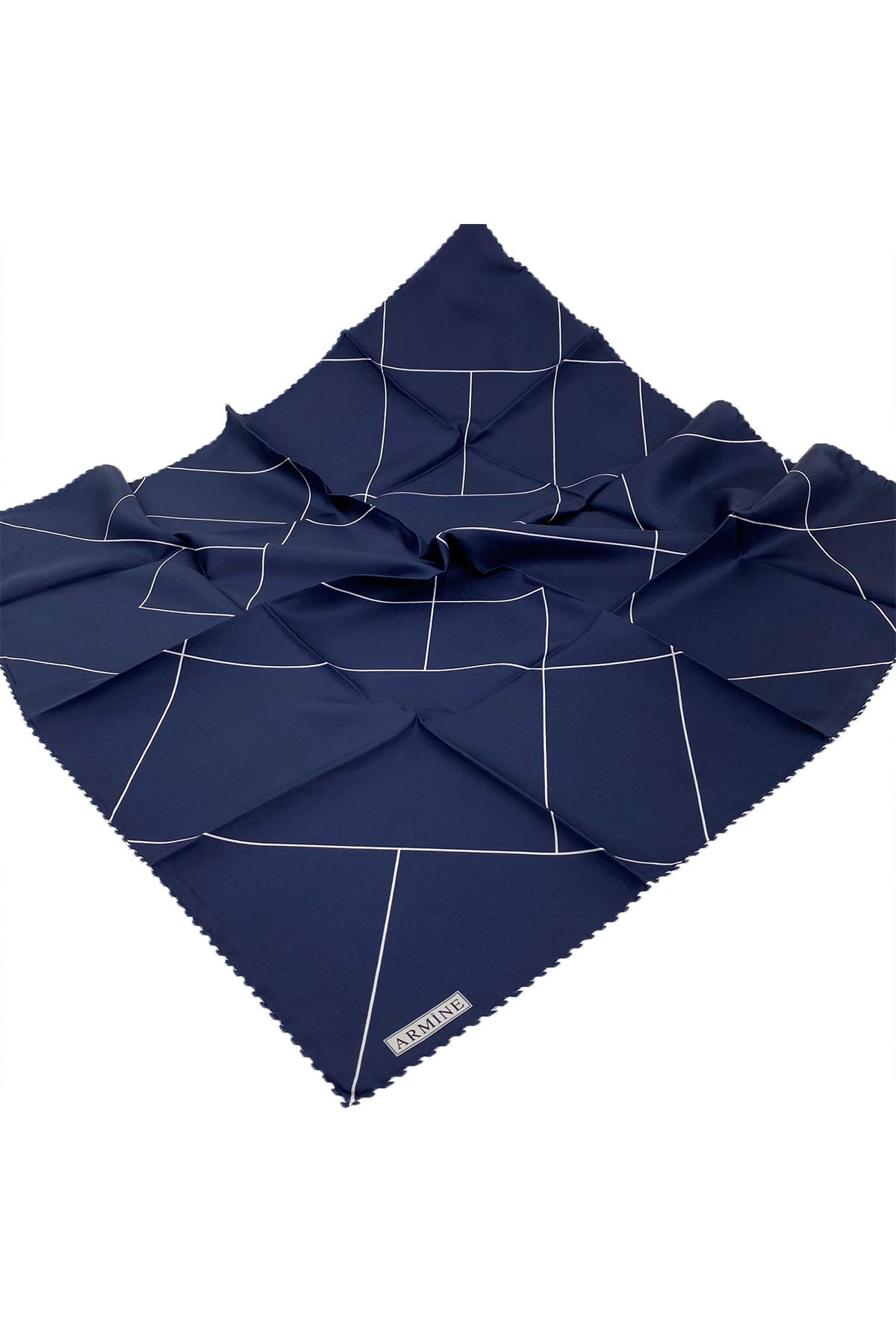 Armine Nostalji Serisi İpek Twill Eşarp 8655D-05