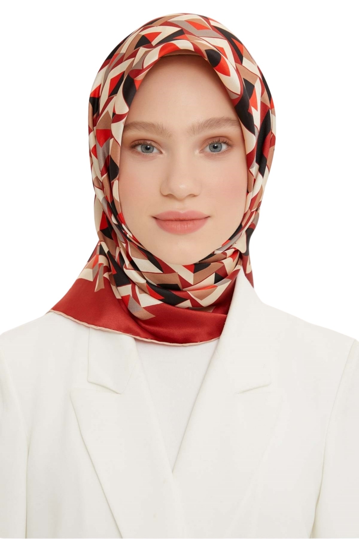 Armine Nostalji Serisi İpek Twill Eşarp 8720D-02