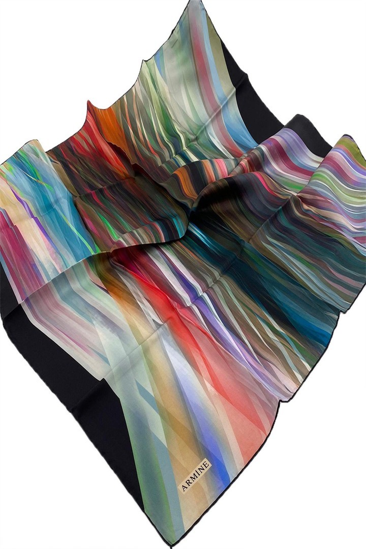 Armine Nostalji Serisi İpek Twill Eşarp 8508D-37