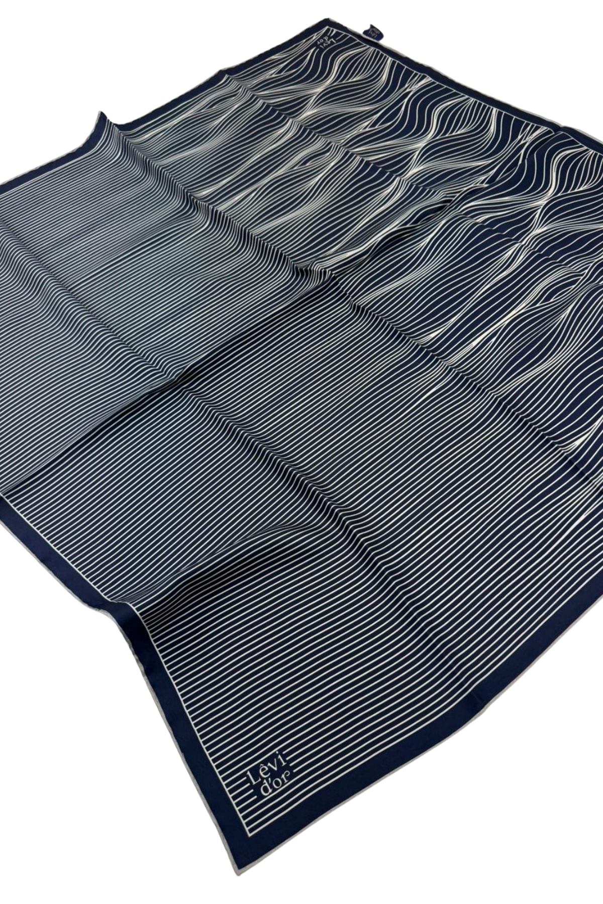Levidor Twill İpek Eşarp LD1109 - 04-İndigo