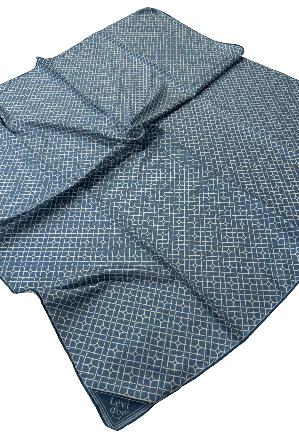 Levidor Trend Twill Eşarp LDT270-01 - Petrol Mavisi-21