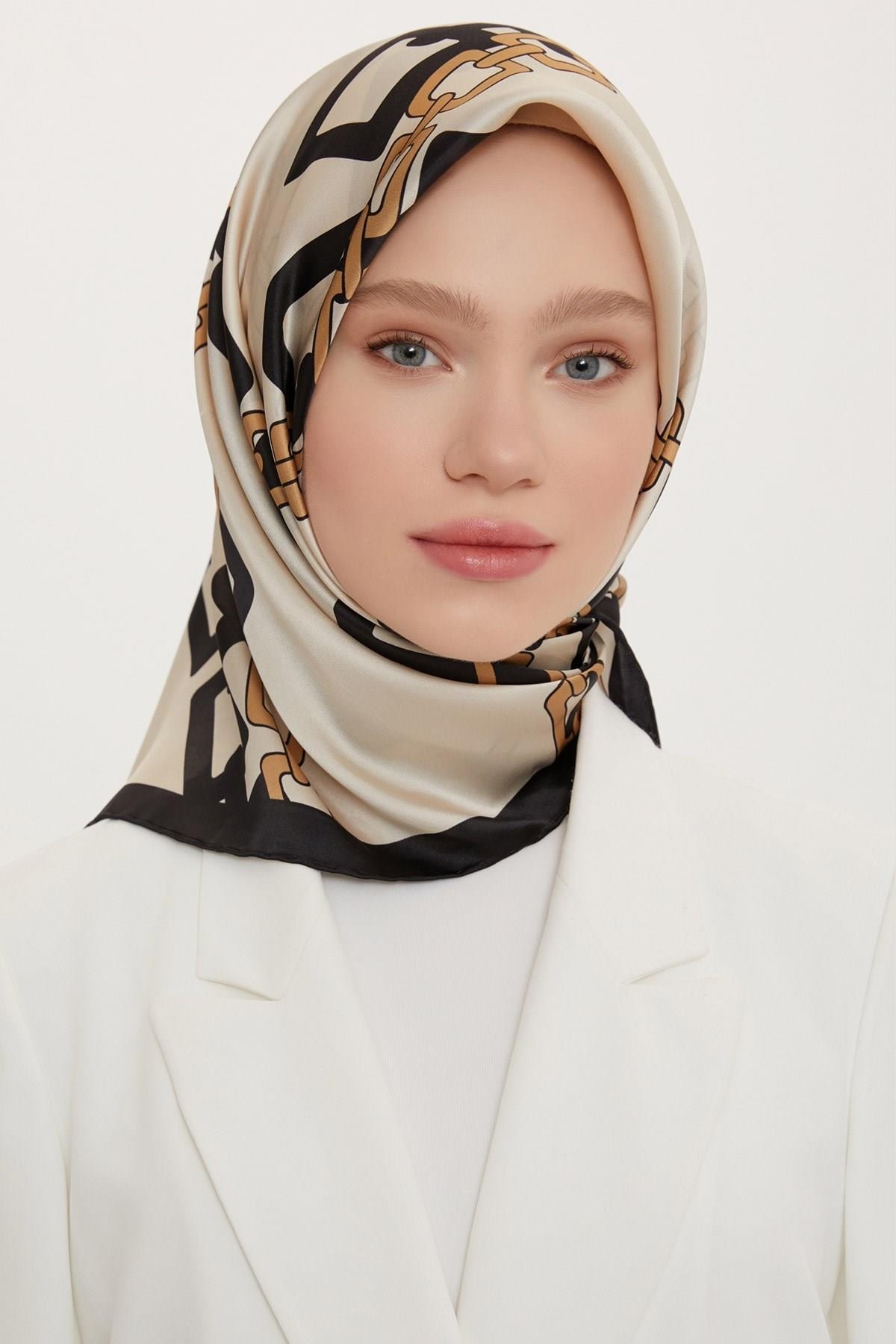 Armine Nostalji Serisi Sura İpek Eşarp 8736DS-01