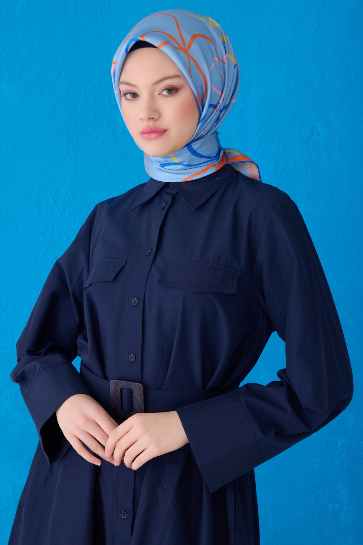 Belli Twill İpek Eşarp 4113D
