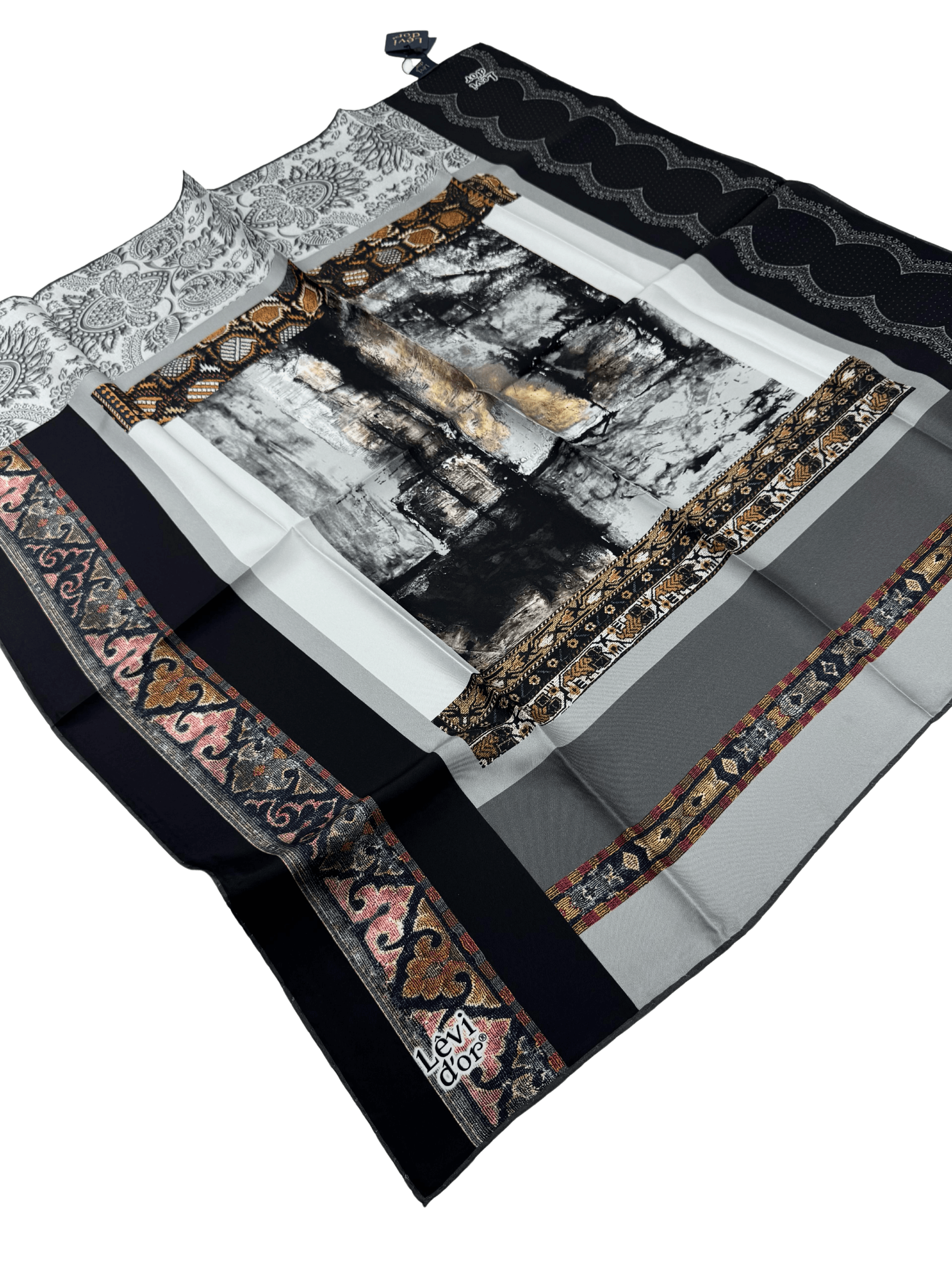 Levidor Twill İpek Eşarp LD4168-1