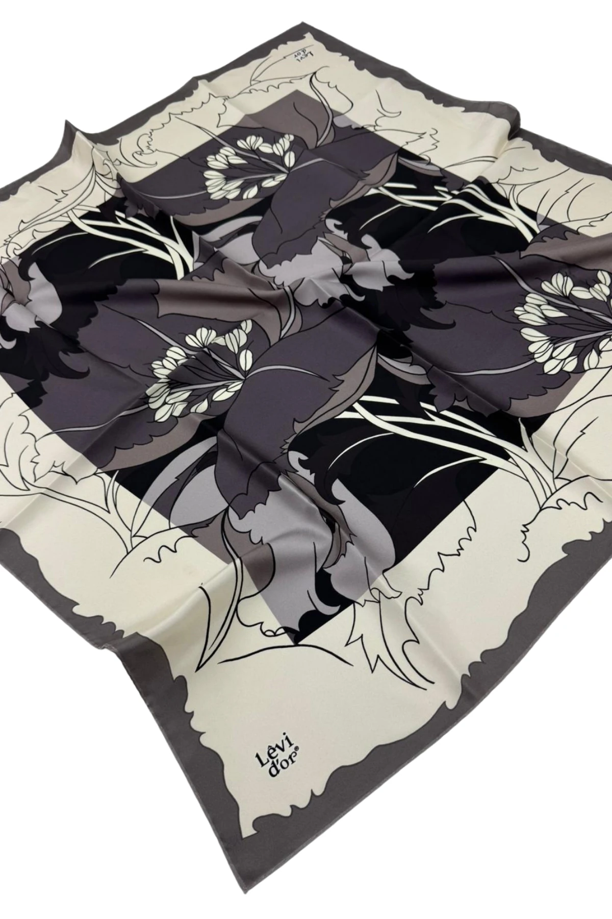 Levidor Twill İpek Eşarp LD1068-01