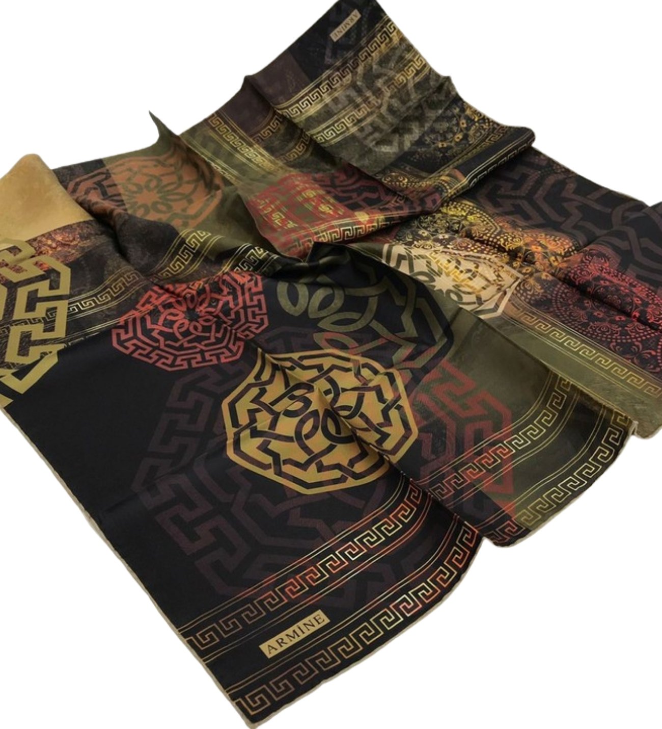 Armine Nostalji Serisi Twill İpek Eşarp 8245D-03