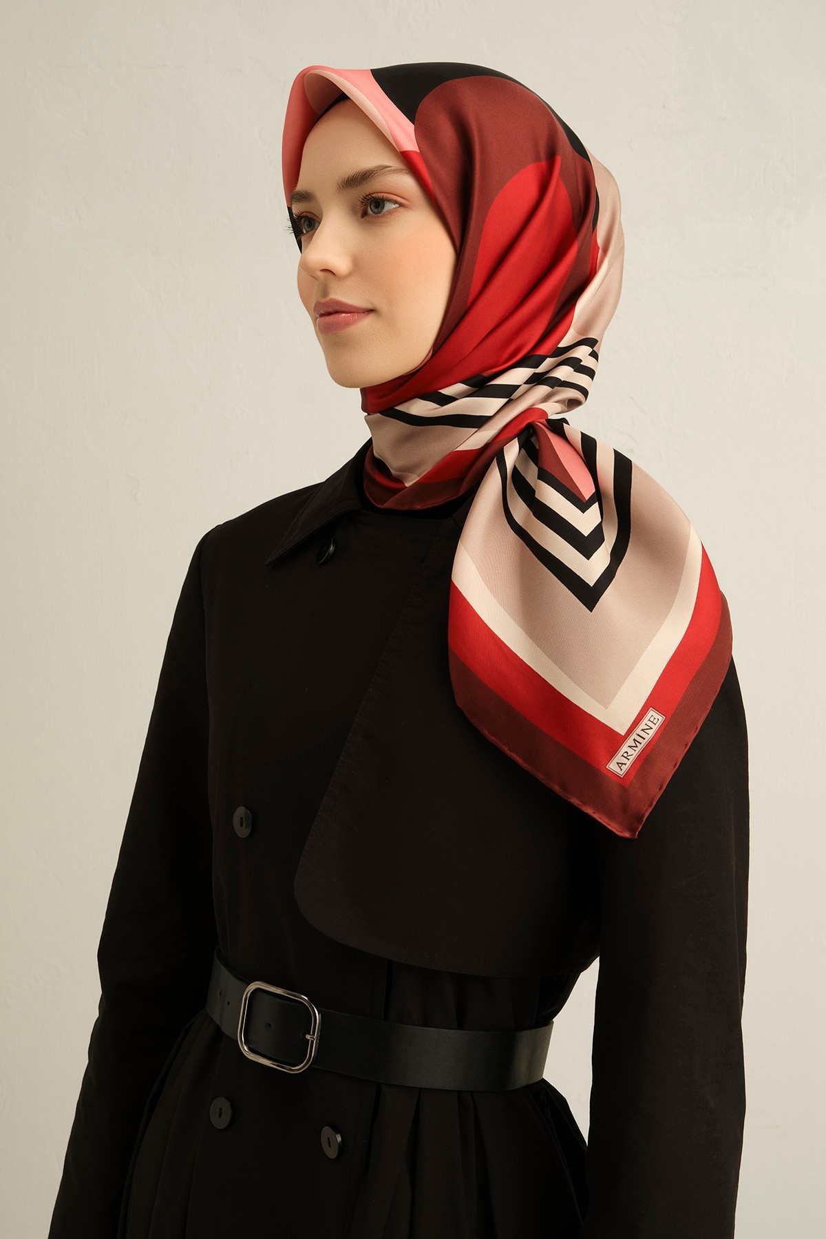 Armine Twill İpek Eşarp 9313D