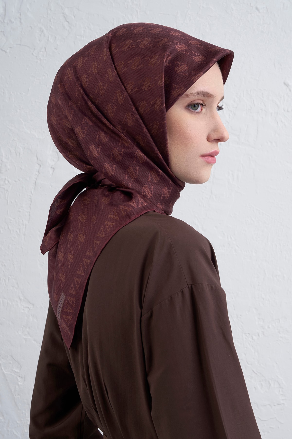 Armine Sura İpek Eşarp 9412DS - 04-Şarabi