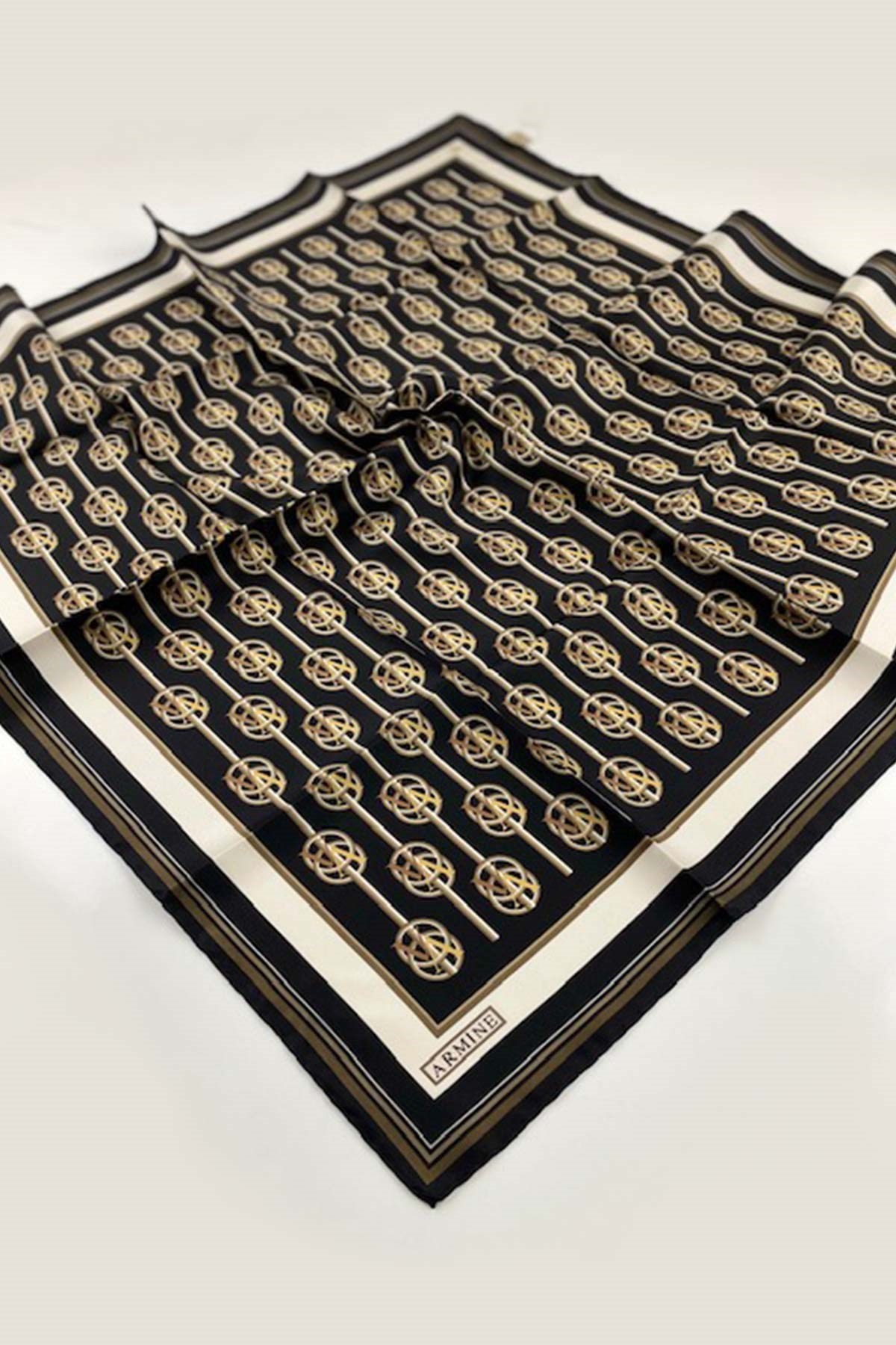 Armine İpek Eşarp Nostalji Twill 8822D-03