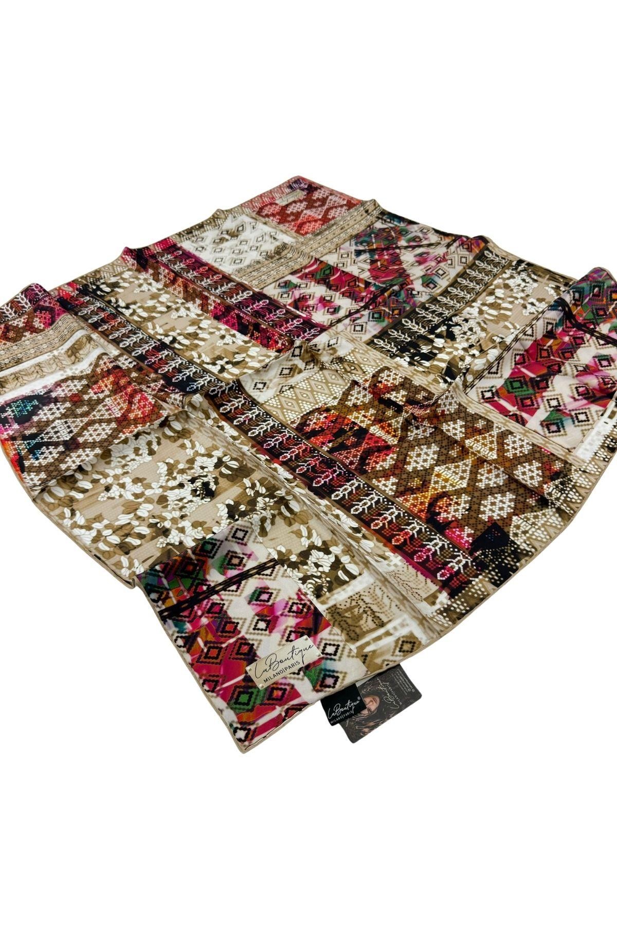 La Boutique 2023-2024 Sonbahar-Kış Twill Eşarp LB1932-08