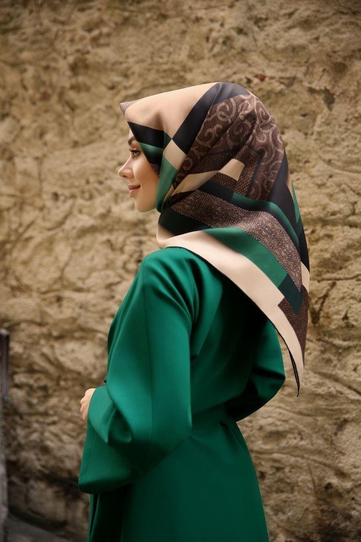 Levidor Yeni Sezon Trend Polyester Twill (Tivil) Eşarp Modeli Tesettür Nağme LDT172-01