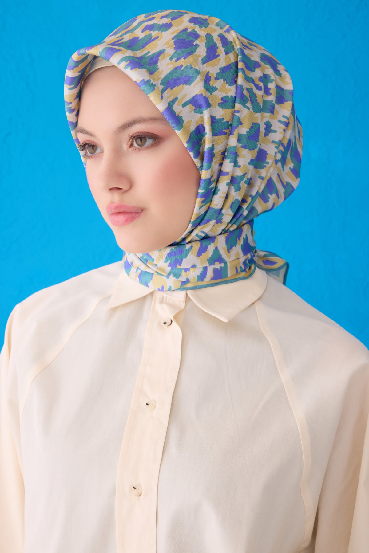 Belli Twill İpek Eşarp 4103D
