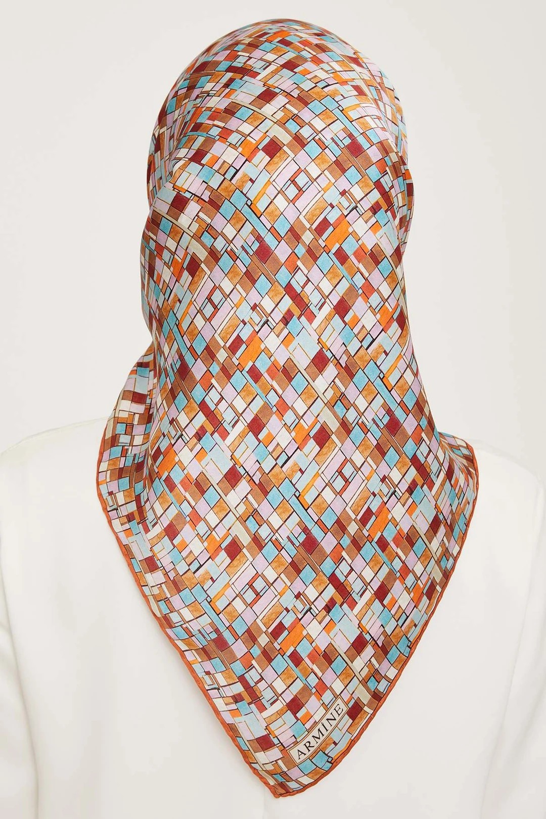 Armine Nostalji Serisi Twill İpek Eşarp 9038D-04