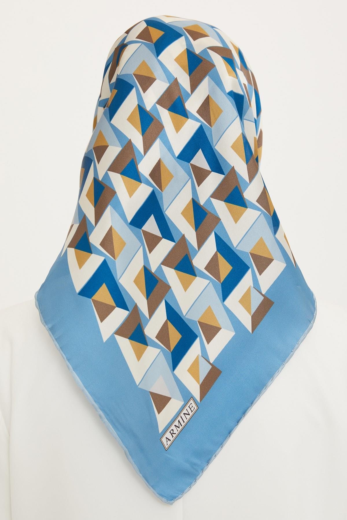 Armine Nostalji Serisi İpek Twill Eşarp 8720D-36