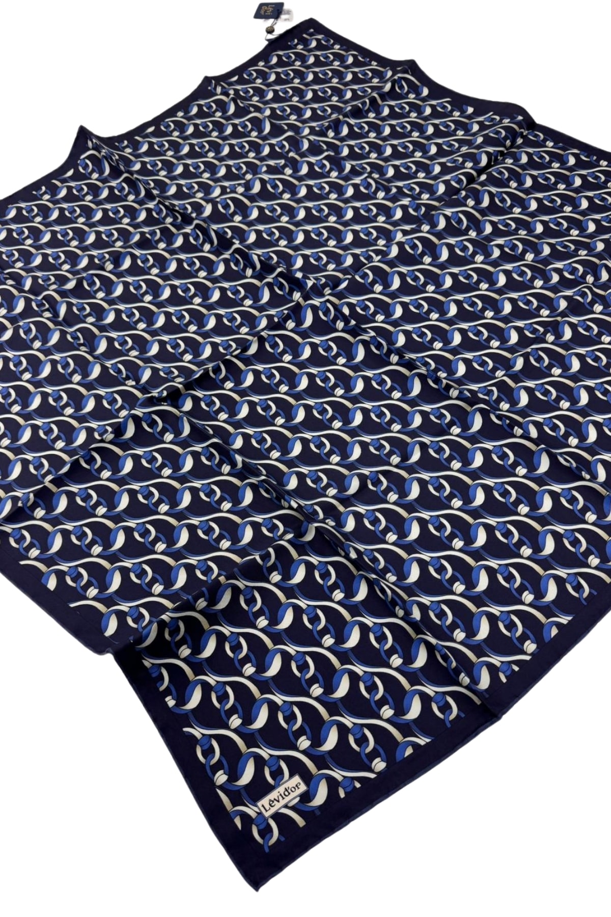 Levidor Twill İpek Eşarp LD1102 - 03-Lacivert