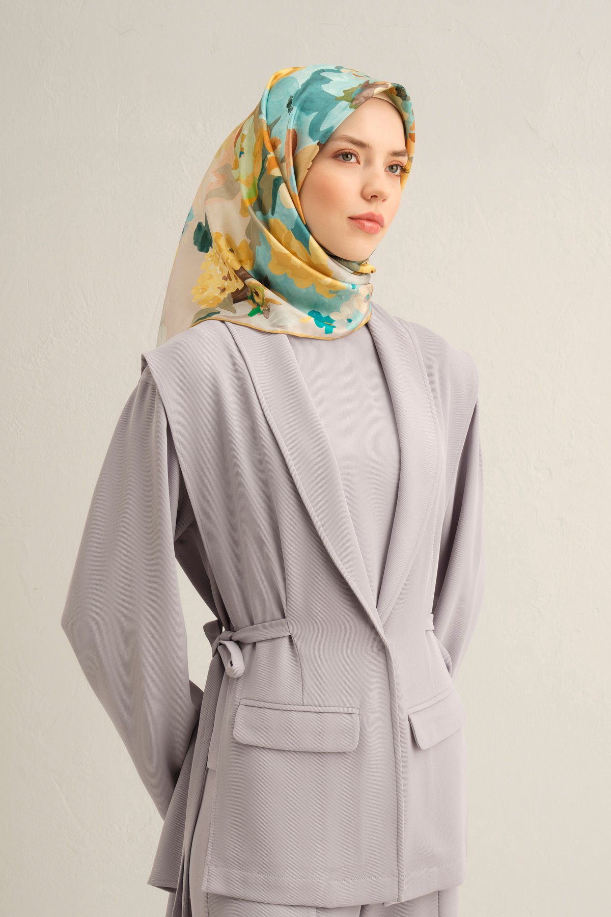 Armine Twill İpek Eşarp 9334D