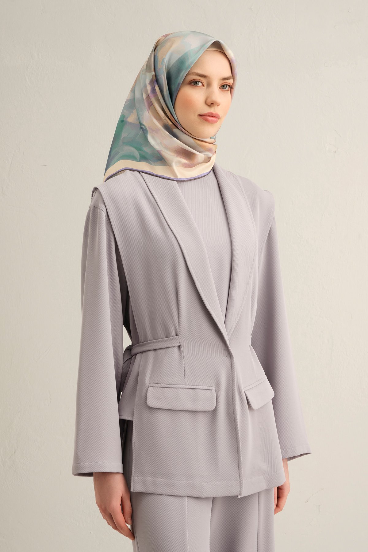 Armine Twill İpek Eşarp 9310D