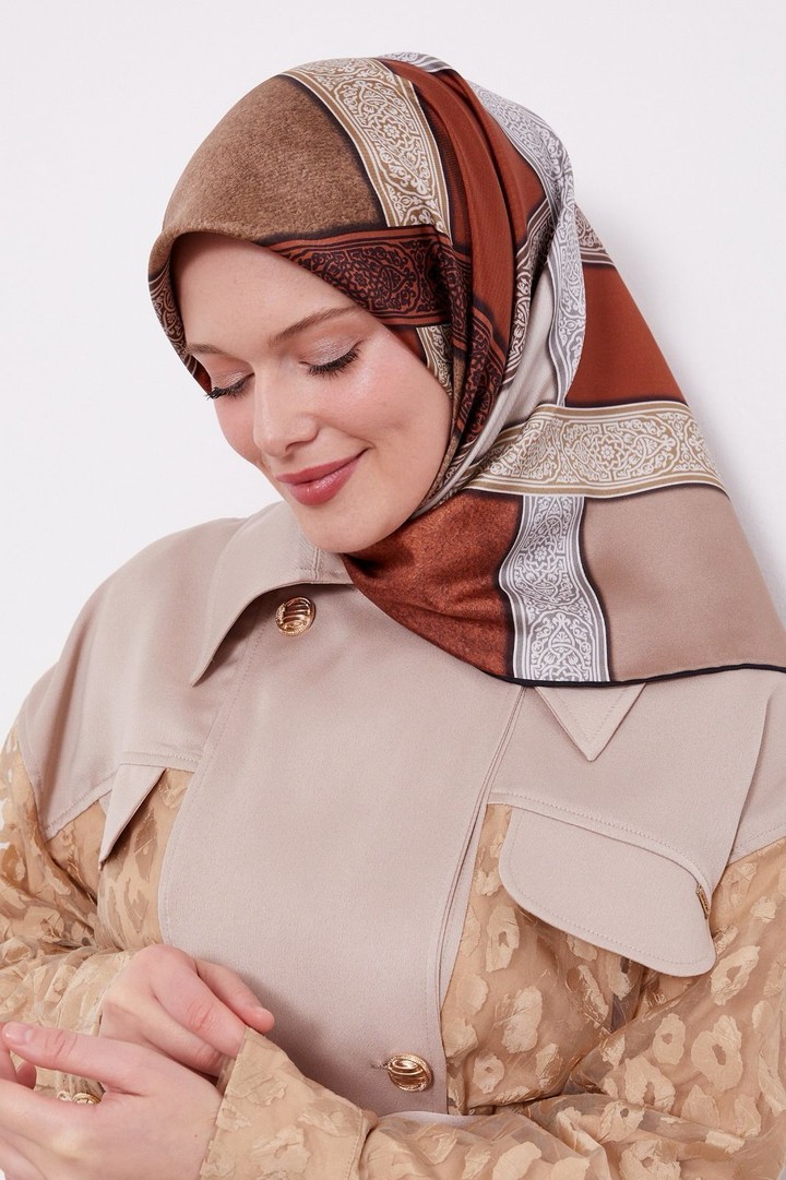 Levidor Twill İpek Eşarp LD4178-1