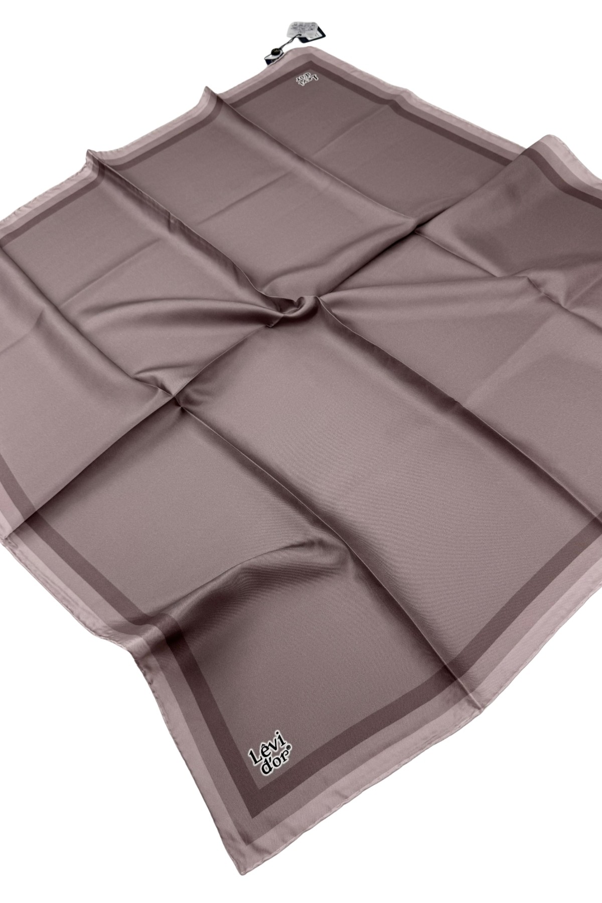 Levidor Twill İpek Eşarp LD1067-01 - Vizon-26