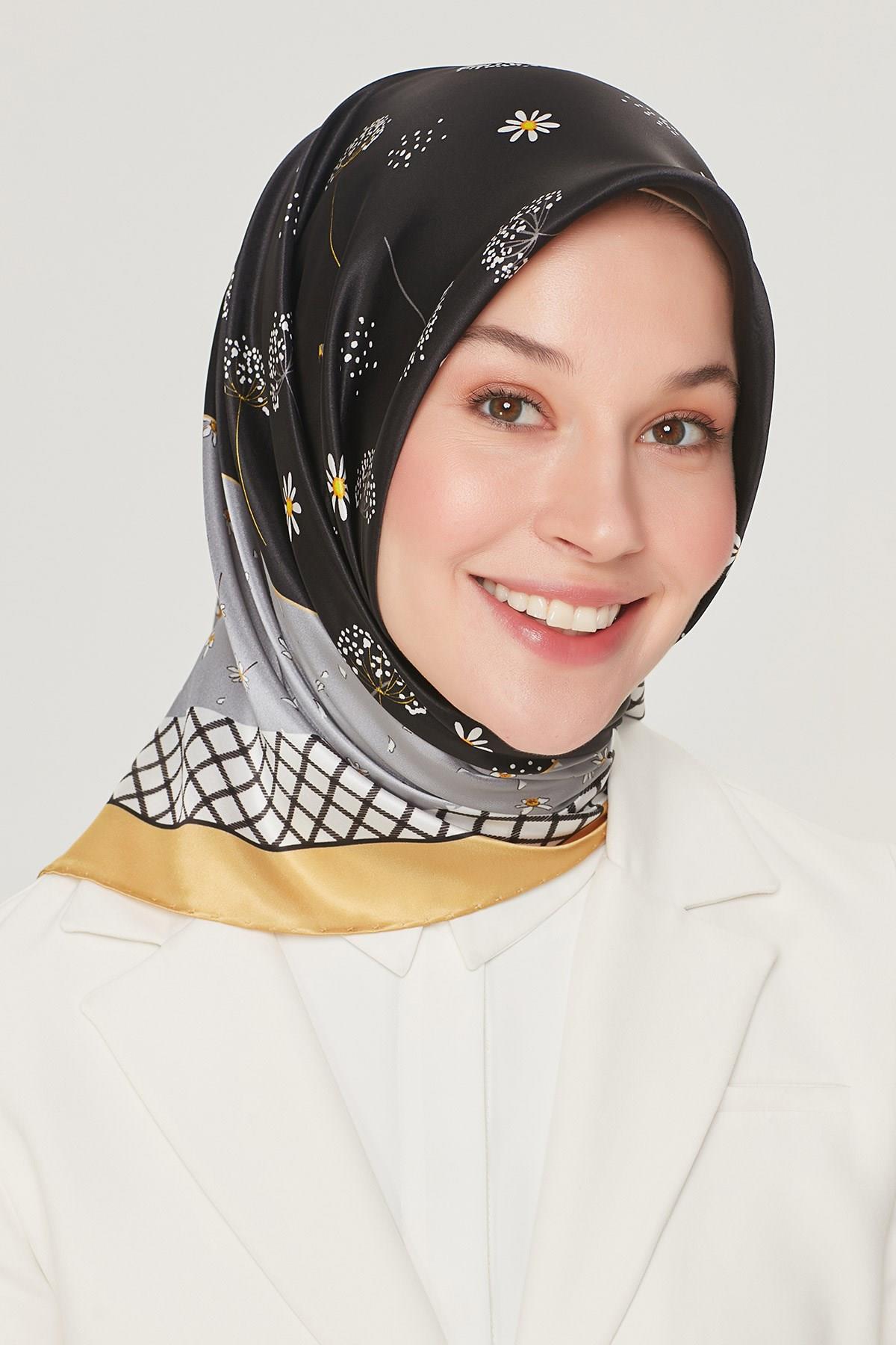 Armine Nostalji Serisi Twill İpek Eşarp 8517D-06