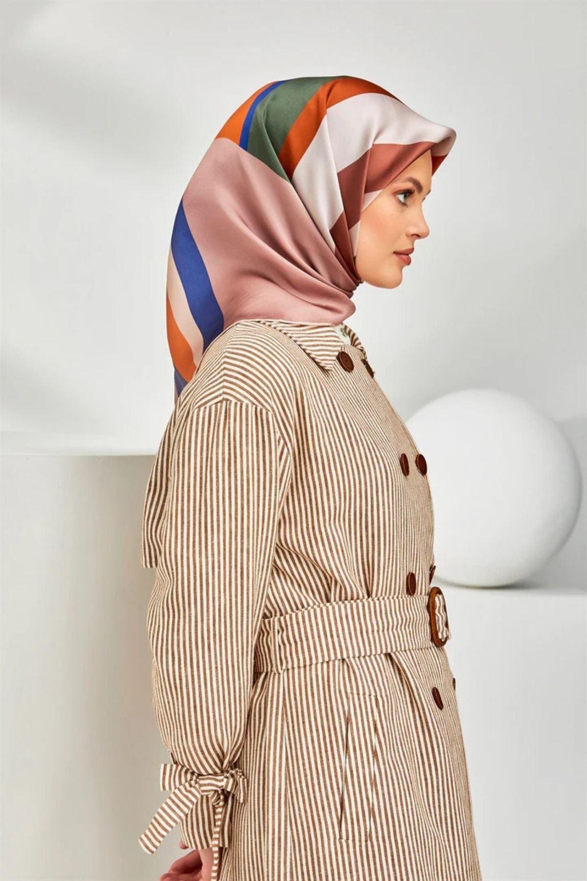 Armine Nostalji Serisi Twill İpek Eşarp 8301D-82