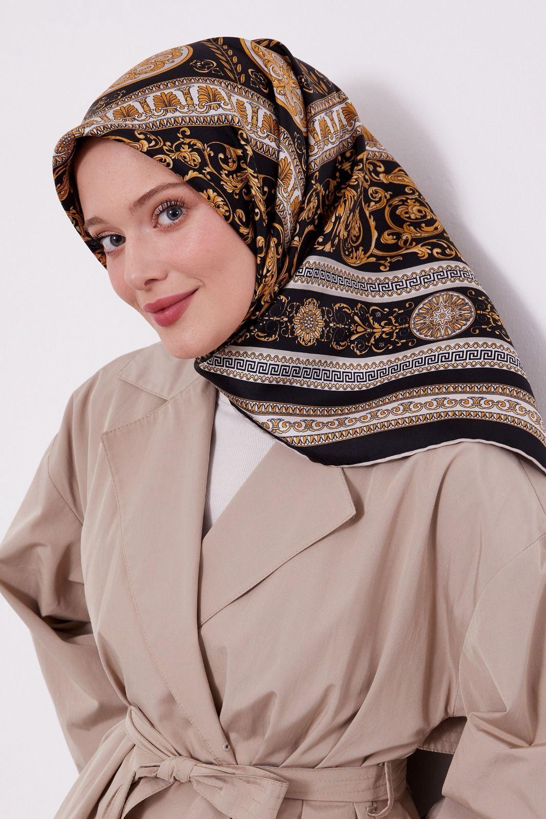 Levidor Twill İpek Eşarp LD1059-01
