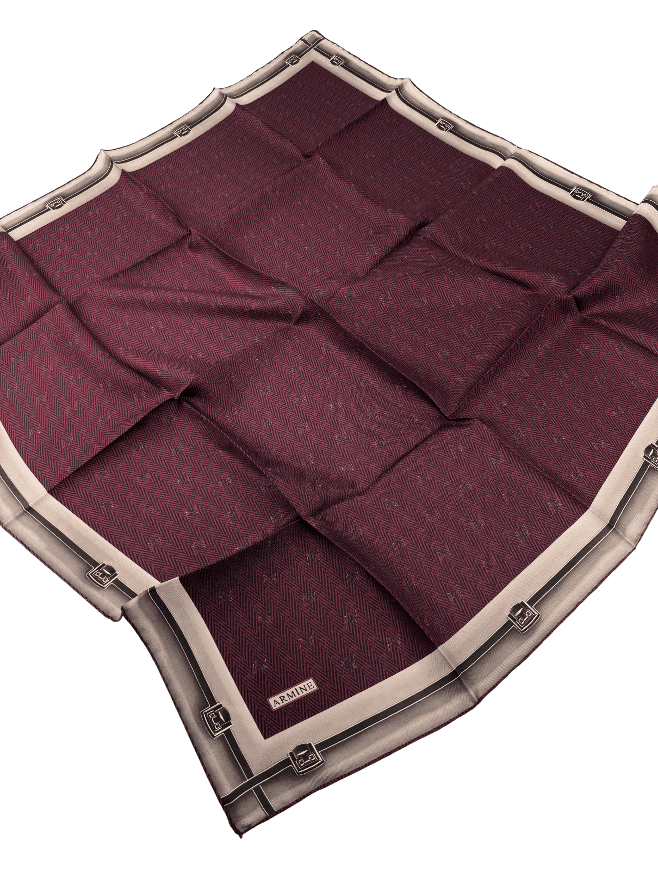 Armine Nostalji Serisi İpek Twill Eşarp 8015D