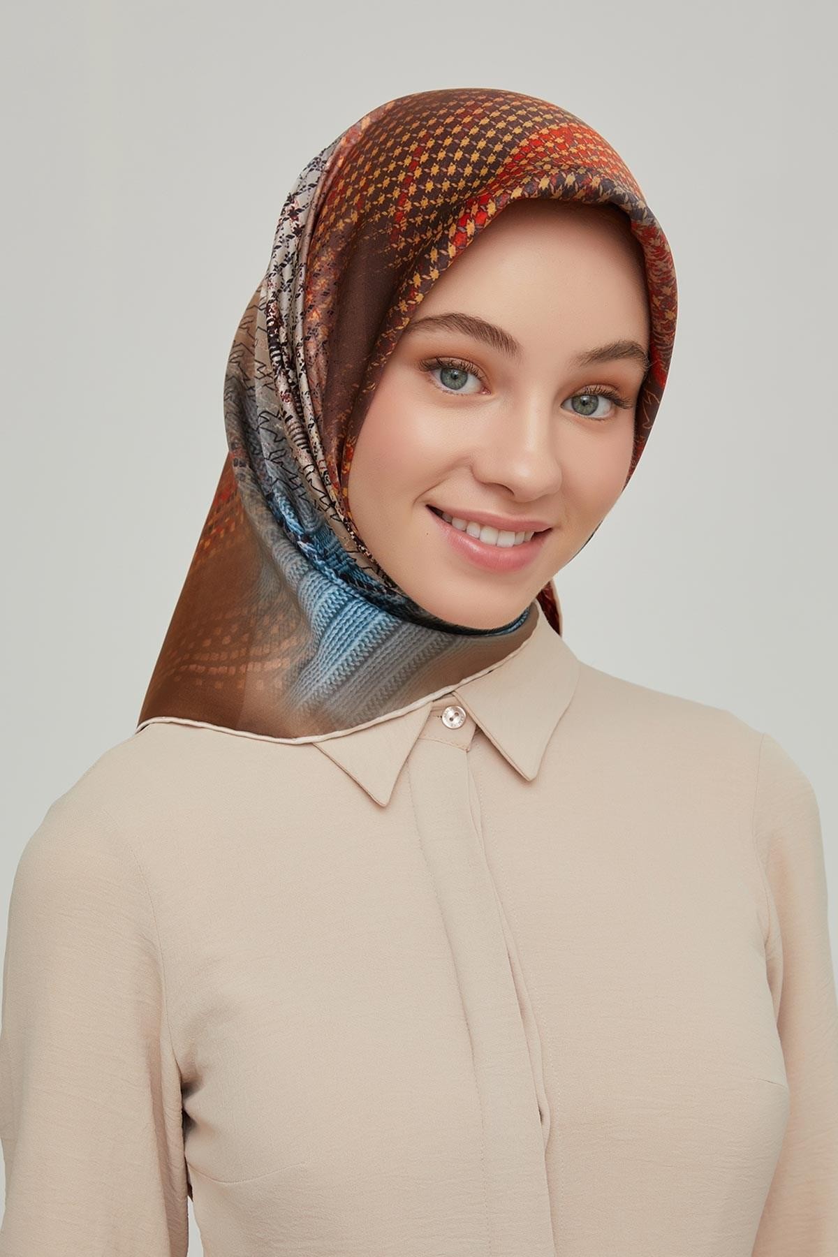 Armine Nostalji Serisi İpek Sura Eşarp 8602DS-33