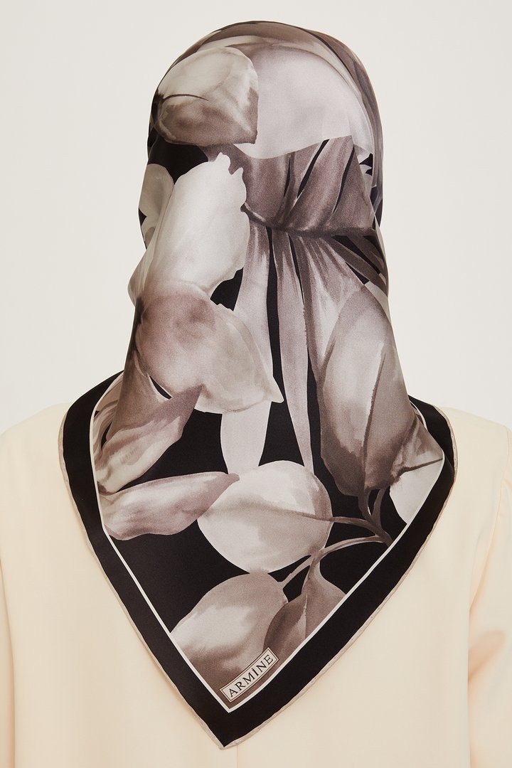 Armine Nostalji Serisi Twill İpek Eşarp 9205D-34