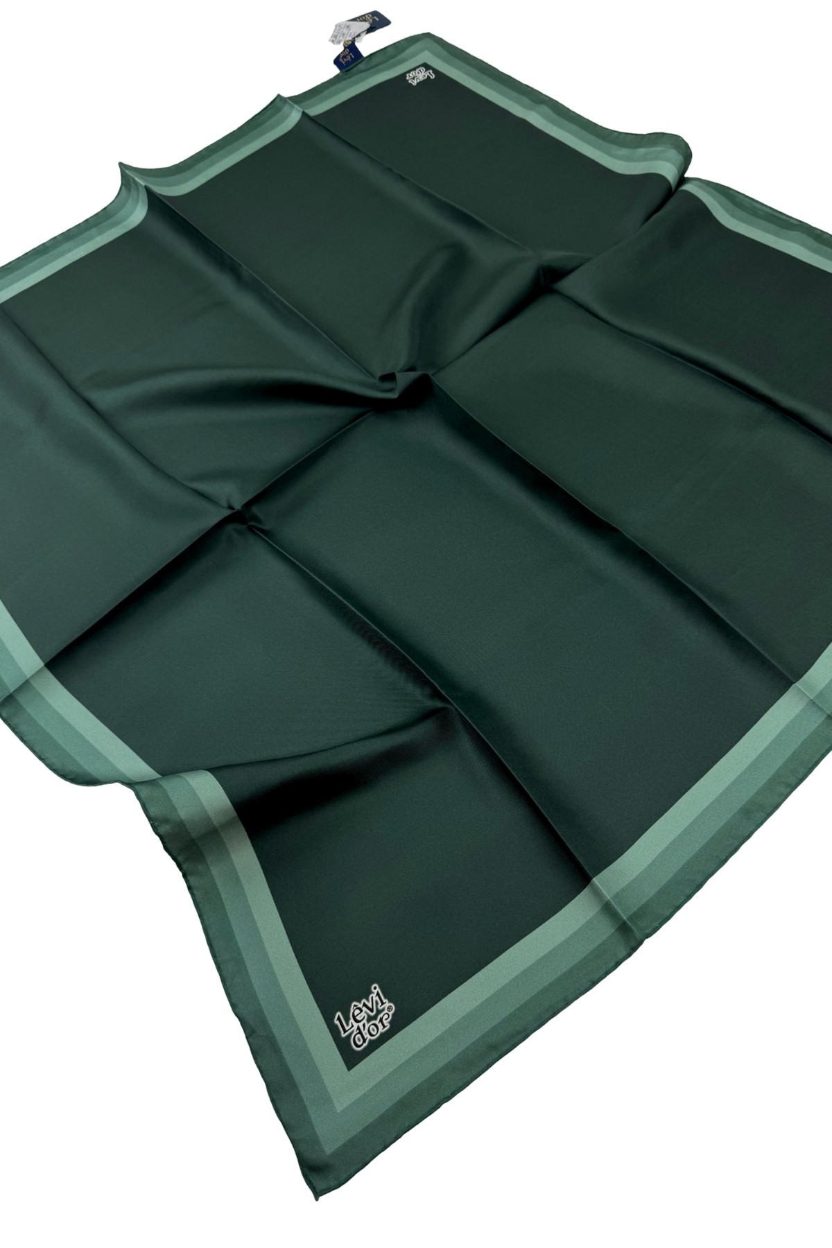 Levidor Twill İpek Eşarp LD1067-01 - Zümrüt-18