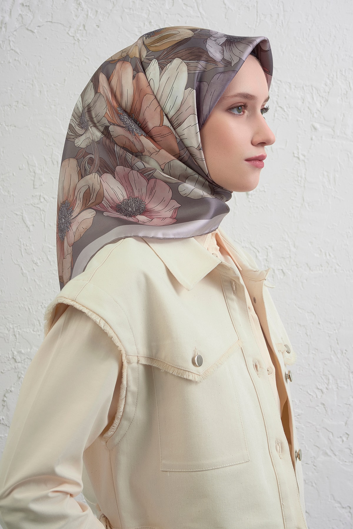 Armine Sura İpek Eşarp 9403DS - 11-Çok Renkli
