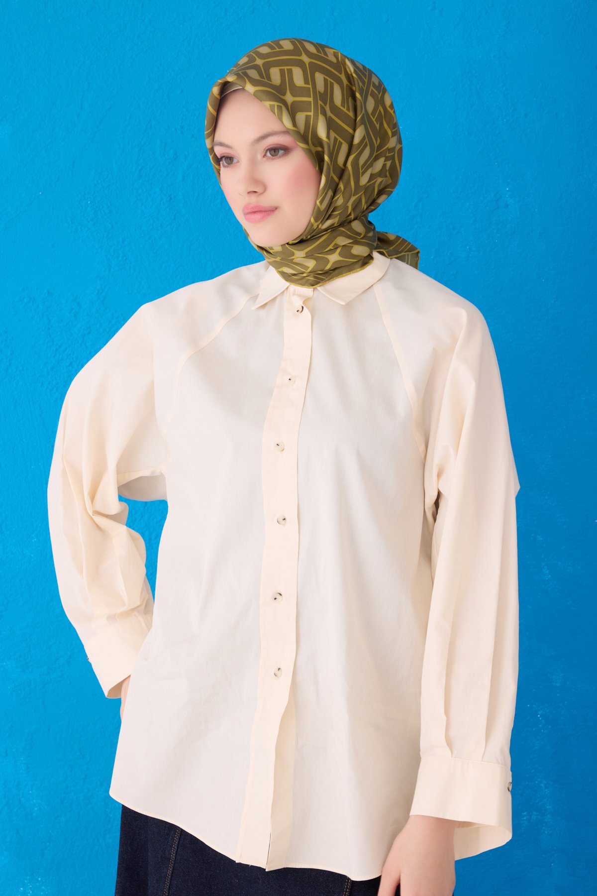 Belli Twill İpek Eşarp 4118D - Çok Renkli 2