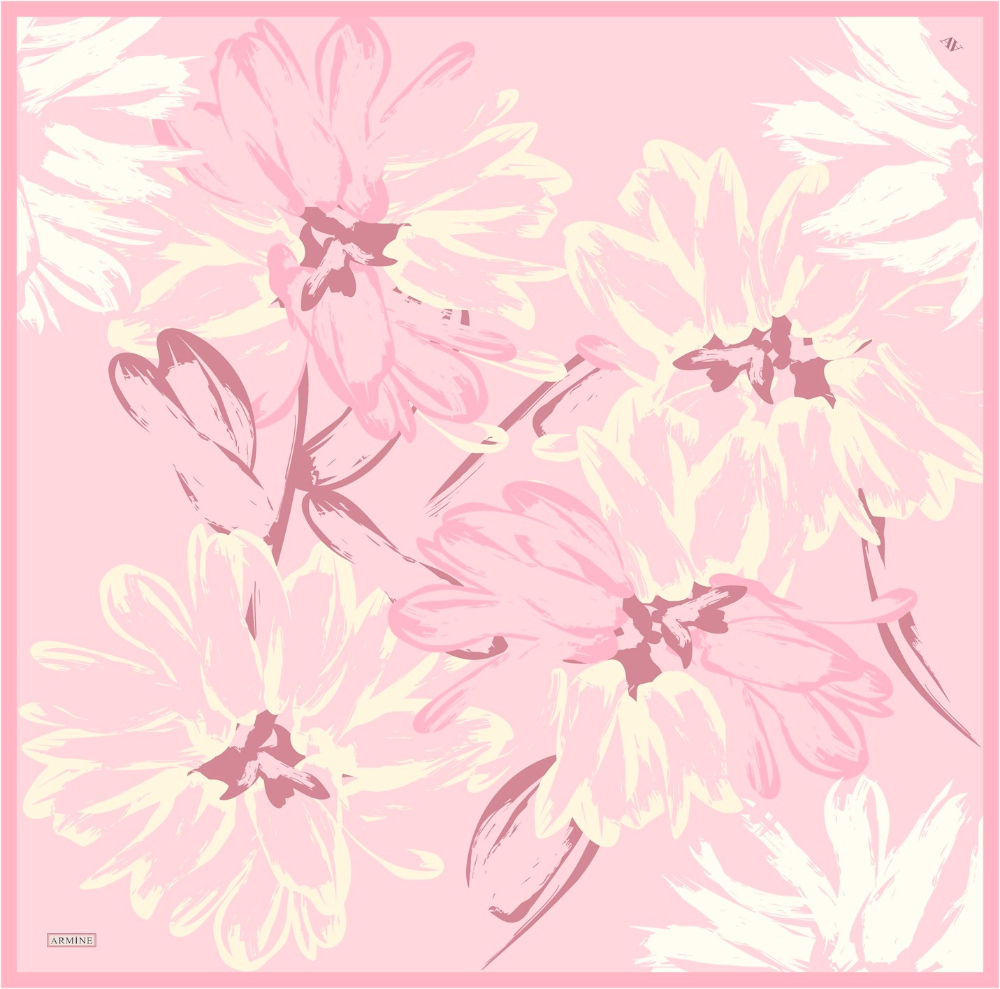 Armine Twill İpek Eşarp 9322D