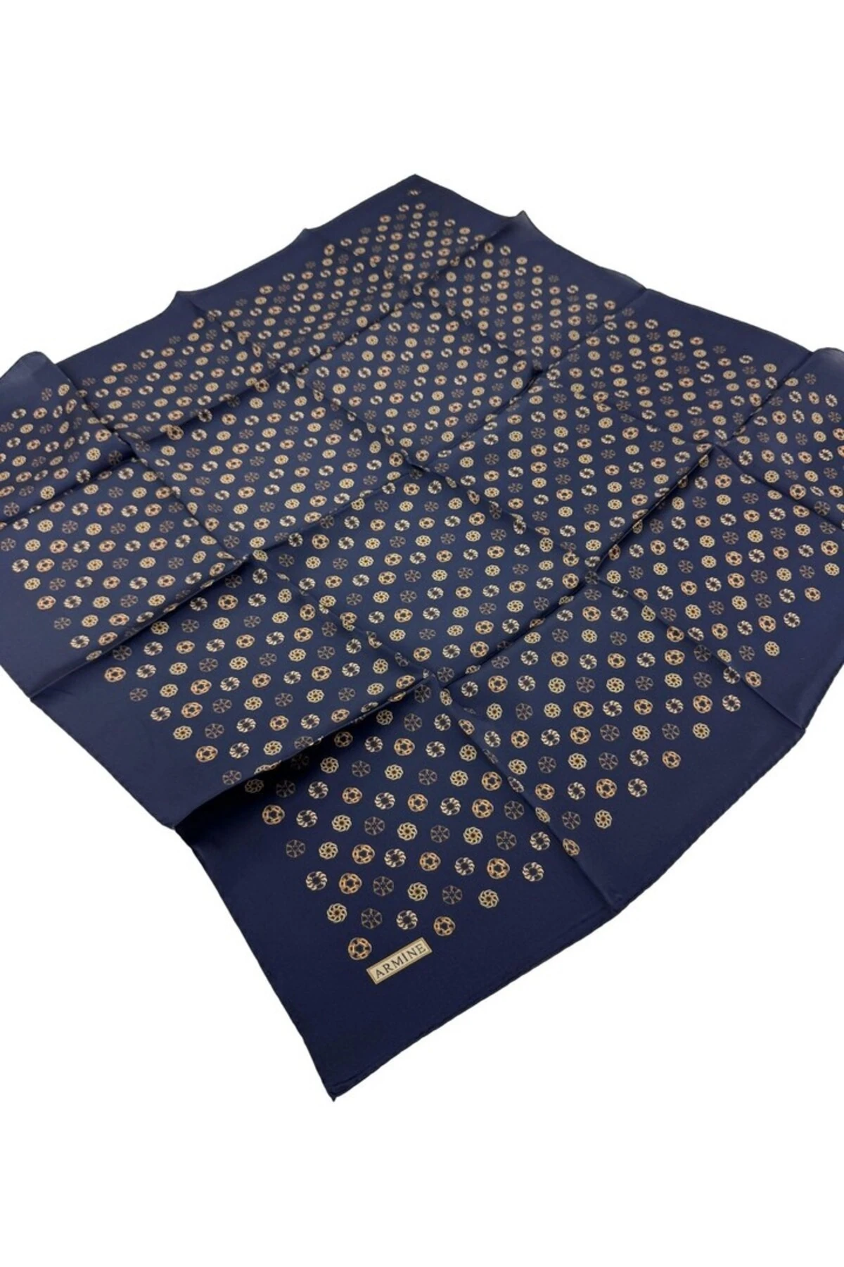 Nostalji Serisi Twill İpek Eşarp 7926D-01