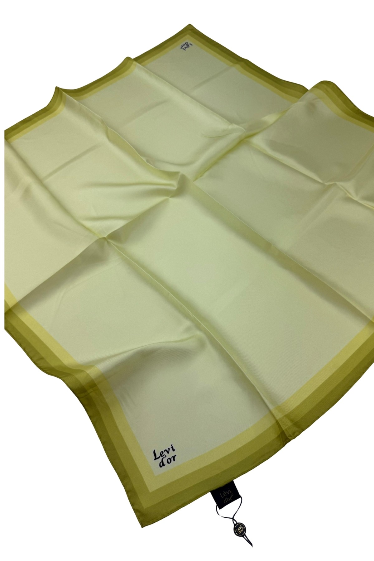 Levidor Twill İpek Eşarp LD1067-01 - Limon-20
