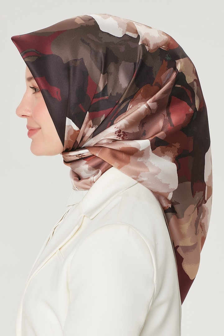Armine Nostalji Serisi Twill İpek Eşarp 8534D-35
